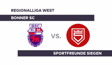 Bonner SC - Sportfreunde Siegen: Bonn schielt nach oben - Regionalliga West