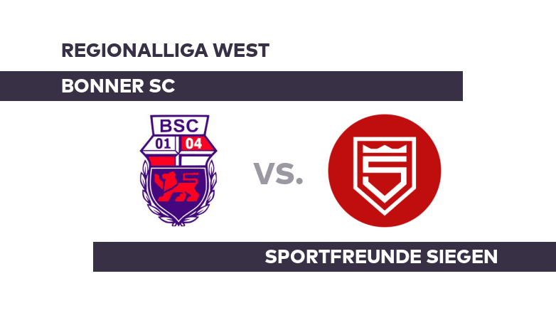 Bonner SC - Sportfreunde Siegen: Bonn schielt nach oben - Regionalliga West