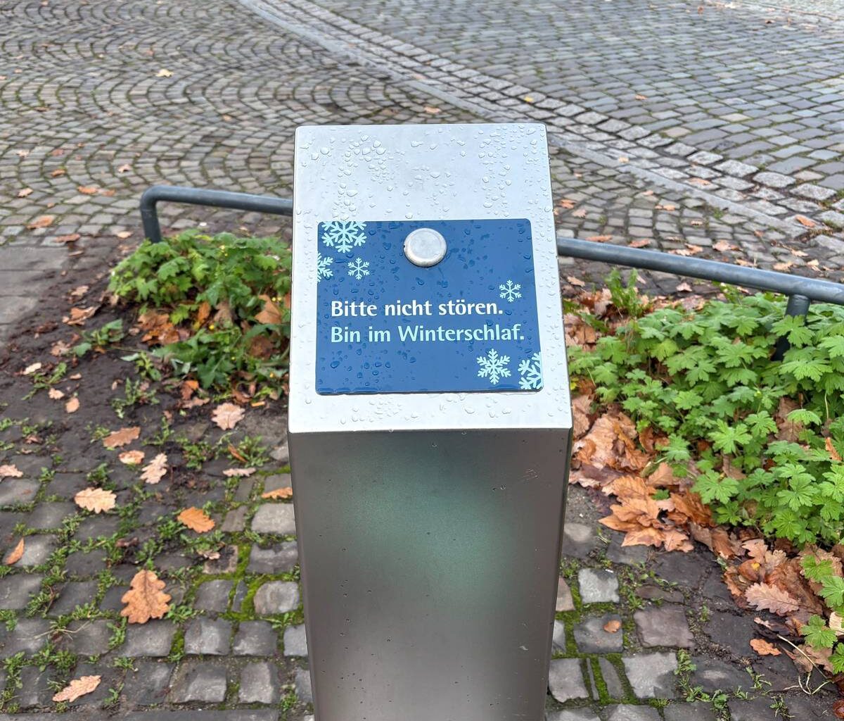 Trinkwasserbrunnen in Essen halten Winterschlaf