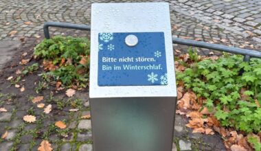 Trinkwasserbrunnen in Essen halten Winterschlaf