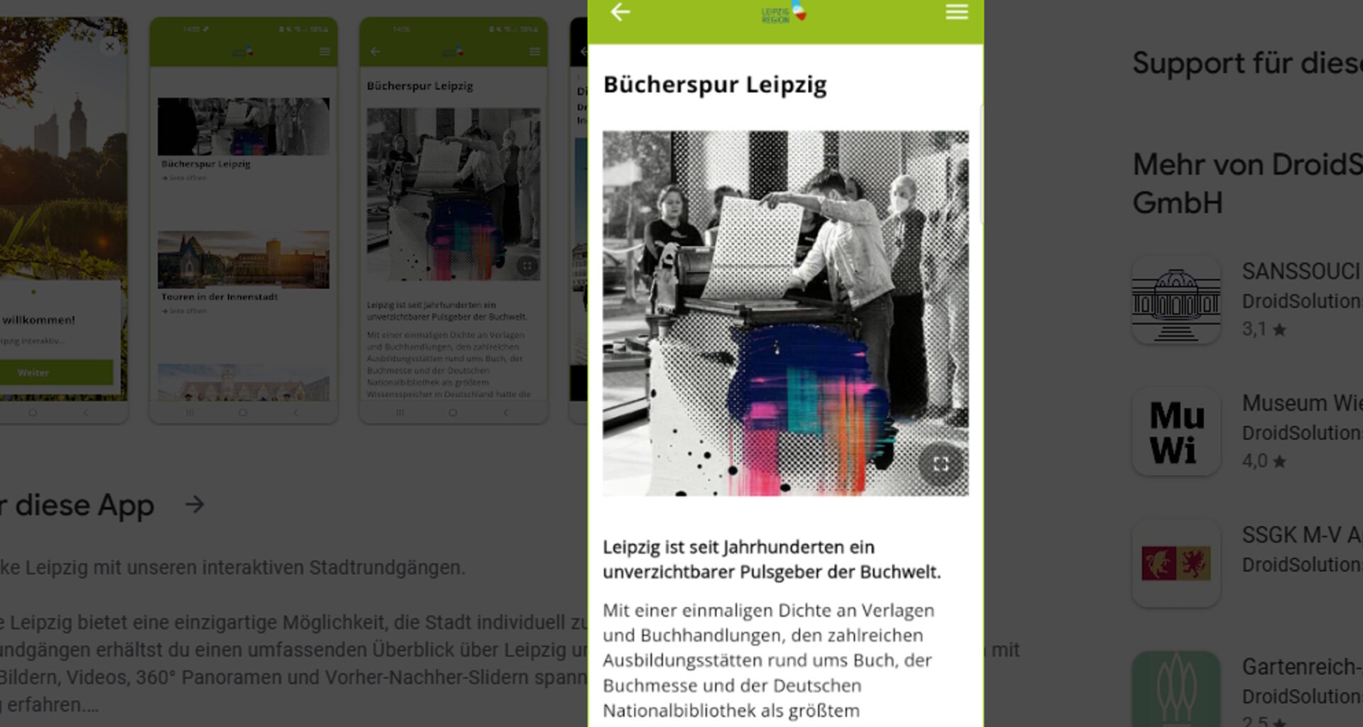 Die Leipziger Bücherspur kann jetzt per App entdeckt werden · Leipziger Zeitung