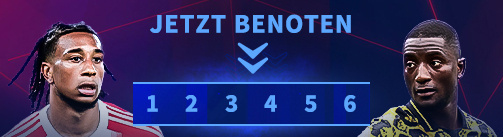 Jetzt Spielernoten abgeben!