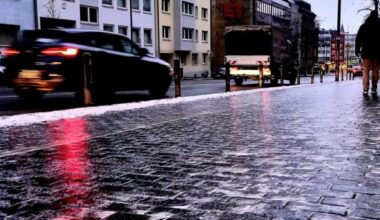 Glatteis und Schneefall in Mainz erwartet