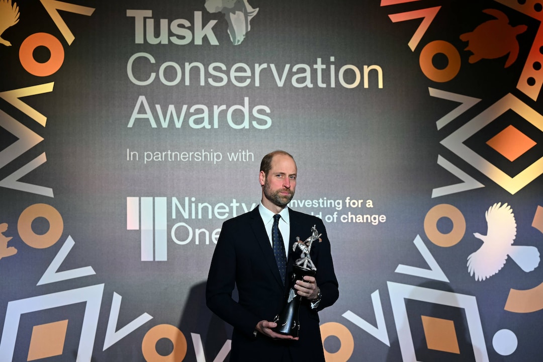 Prinz William bei den "Tusk Conservation Awards" im vergangenen Jahr (2024)