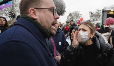 BILD-Vize berichtet von AfD-Parteitag in Gießen: „Nazis raus!“ Linke Demonstranten bedrohen Ronzheimer | Politik