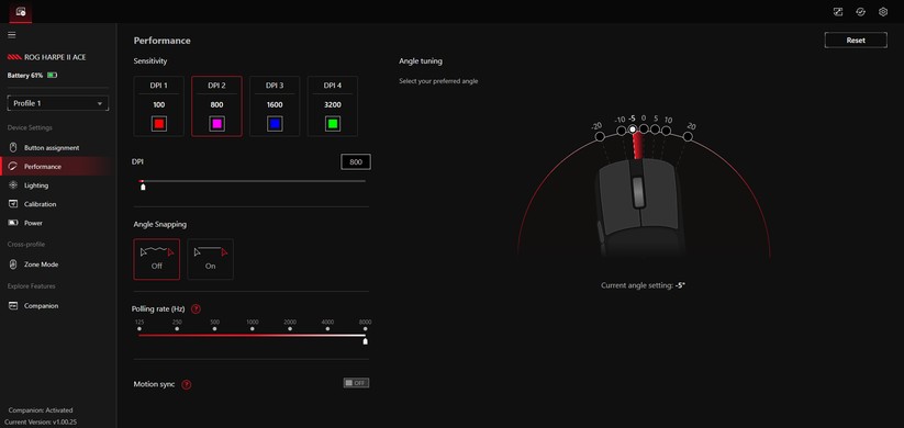 Asus Rog Harpe II Ace - Bilder App 