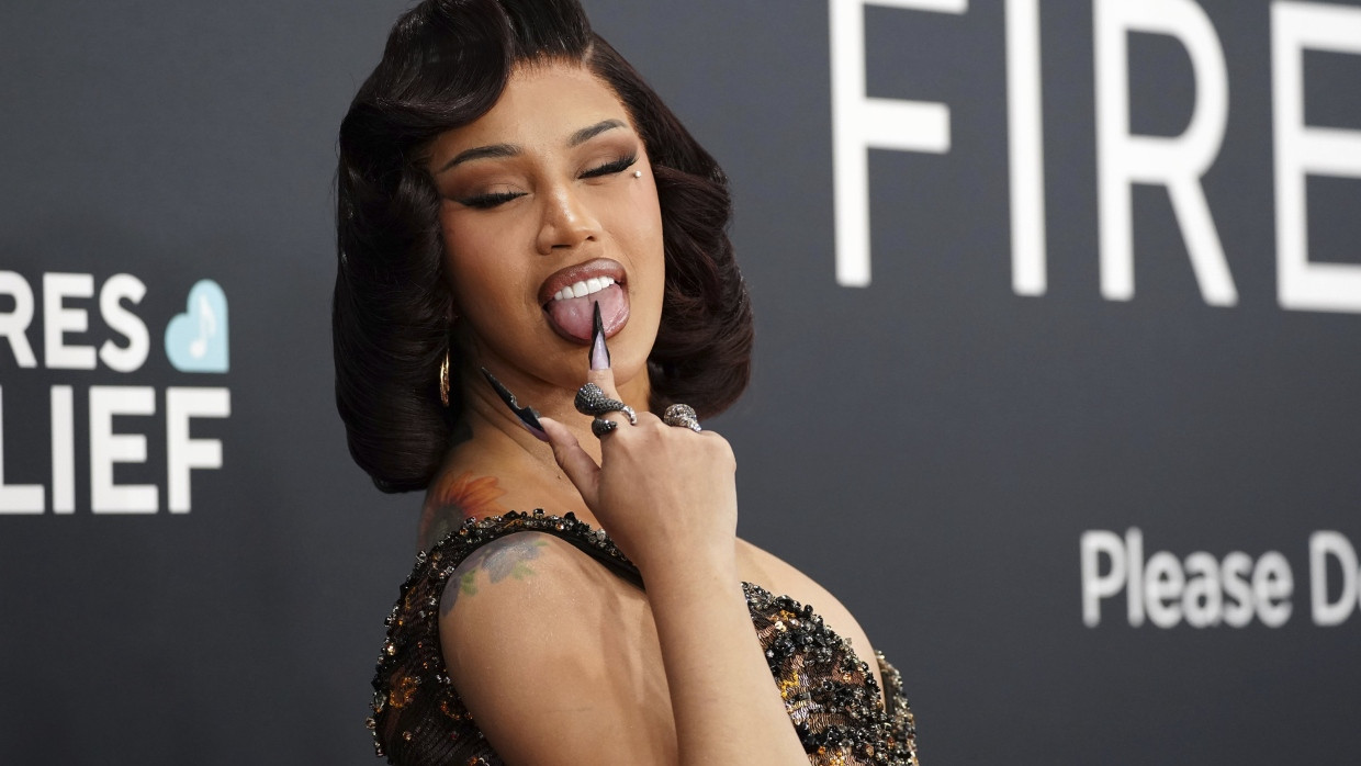 Cardi B bei der 67. Grammy-Verleihung in Los Angeles