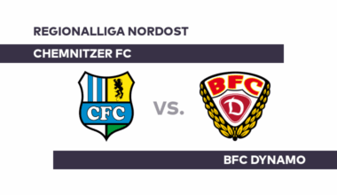 Chemnitzer FC - BFC Dynamo: Chemnitz peilt den Dreier an - Regionalliga Nordost