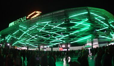 Darum leuchtet die WWK-Arena des FC Augsburg heute grün
