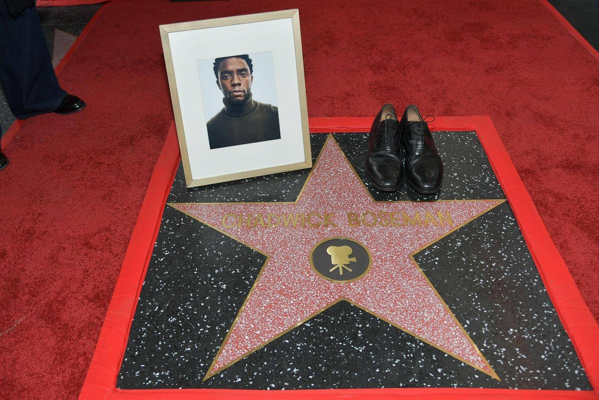 Los Angeles | Chadwick Boseman posthum mit Hollywood-Stern gefeiert
