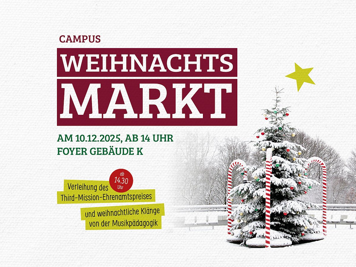 Campus Weihnachtsmarkt: Musik, Leckereien und Begegnungen