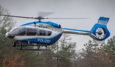 Polizei sucht Kupferdiebe in Bielefeld mit einem Hubschrauber