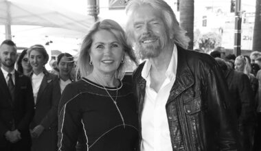 "Sie war meine beste Freundin": Milliardär Richard Branson trauert um seine Frau (†80)