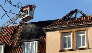 Dachstuhl-Brand in Kiel-Gaarden: Über 70 Bewohner evakuiert