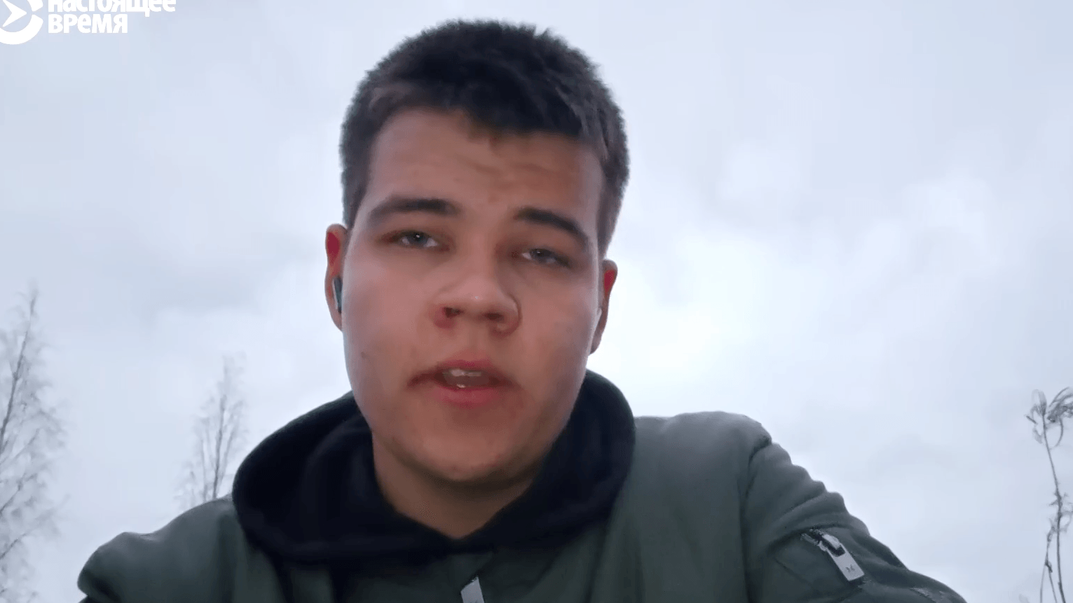 Daniil Muchametow in einem Interview: Der Russe floh vor dem Krieg gegen die Ukraine.