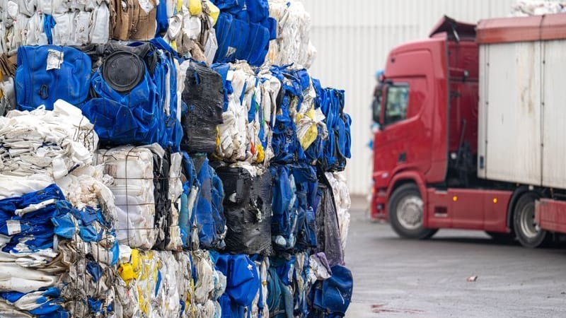 Das Firmengelände eines Entsorgungsbetriebes im Bereich Industriehäfen: Ein Mitarbeiter entdeckte den toten Säugling am Morgen.