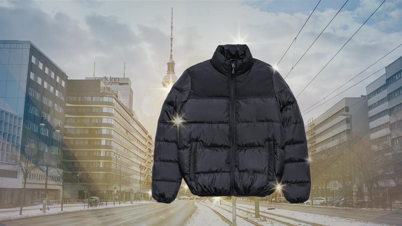 Hippe Berliner werden die Daunenjacke immer lieben