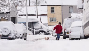 Schneechaos in UK: Warnung vor seltenen Wintergewittern