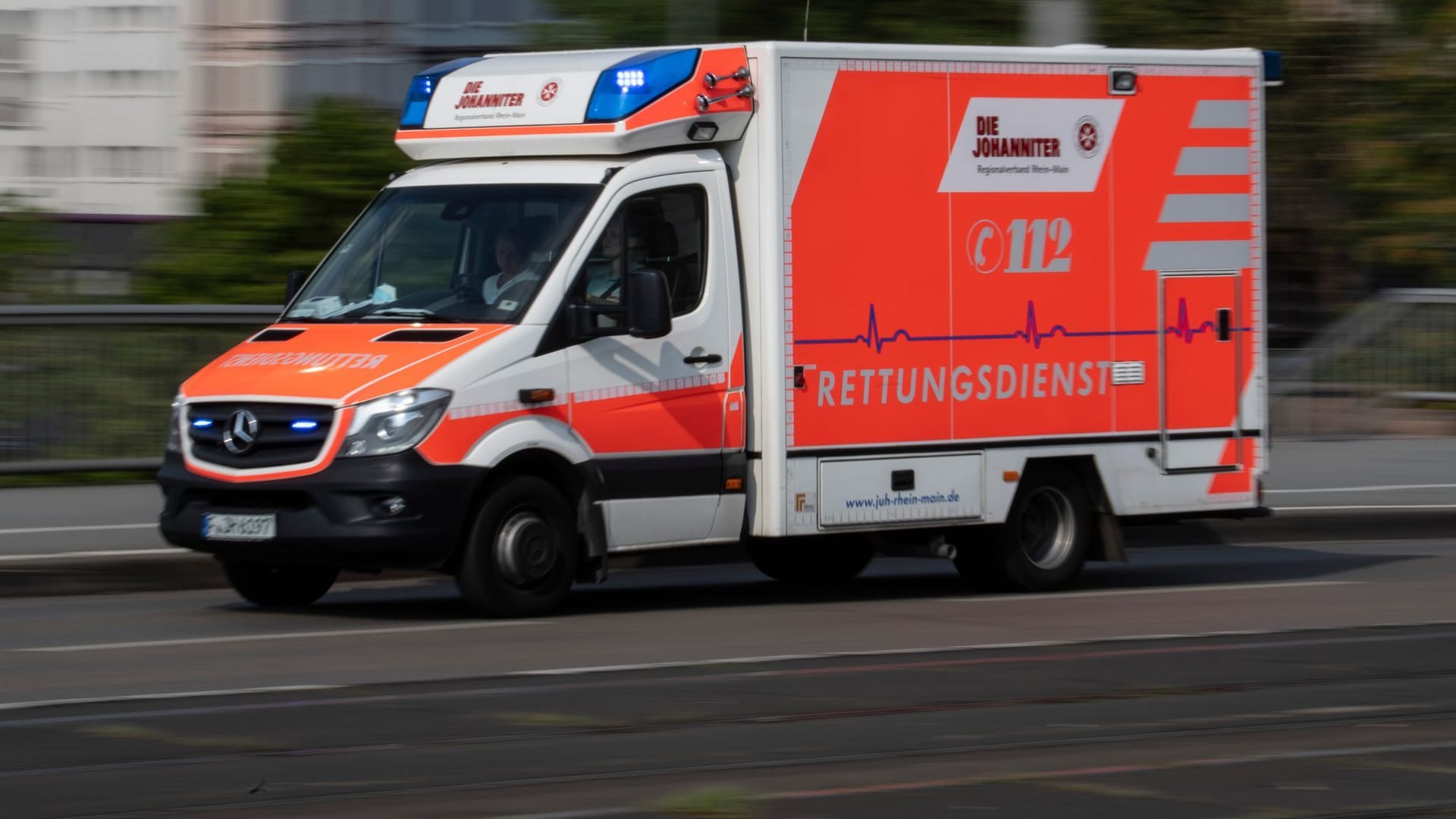 Rettungswagen im Einsatz