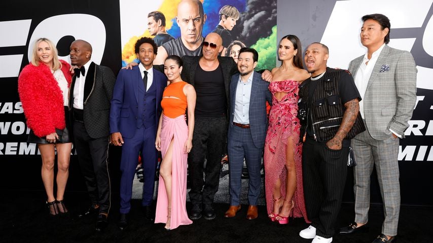 Der Cast von "Fast & Furious 9" auf der Filmpremiere im Juni 2021