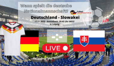Fußball Länderspiel heute live im TV - Wer überträgt Deutschland gegen Slowakei?