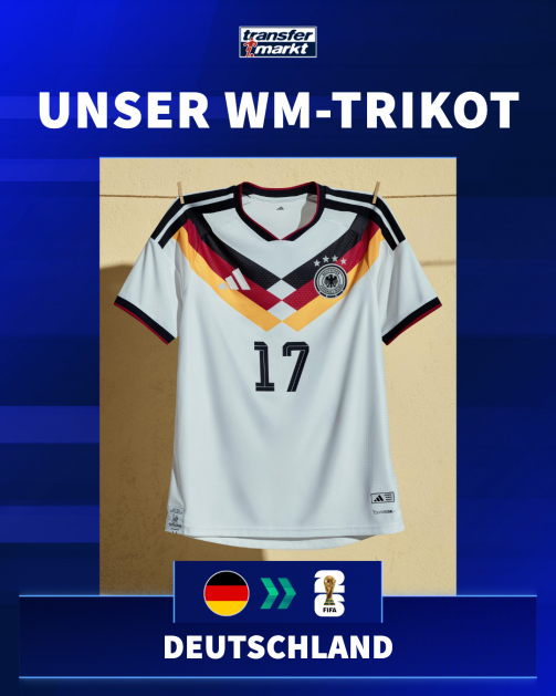 Deutschlands WM-Trikot für 2026