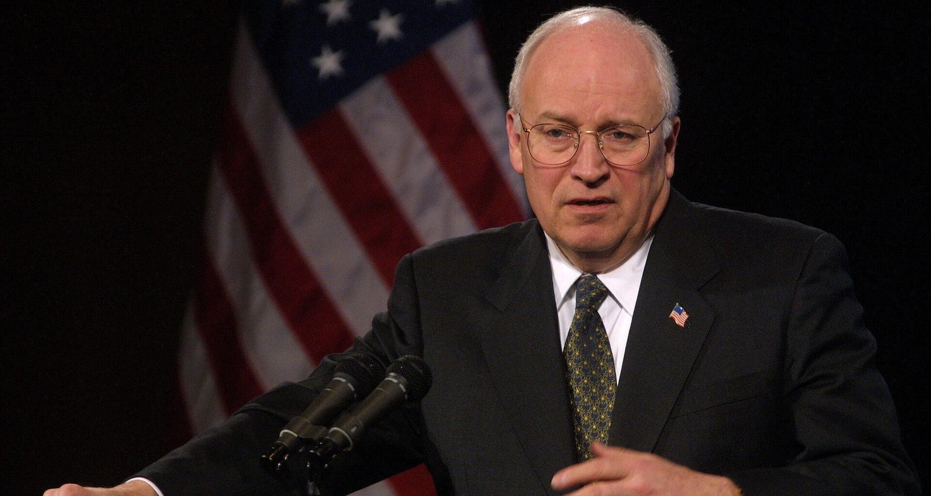 Der US-Vizepräsident Dick Cheney im Jahr 2002