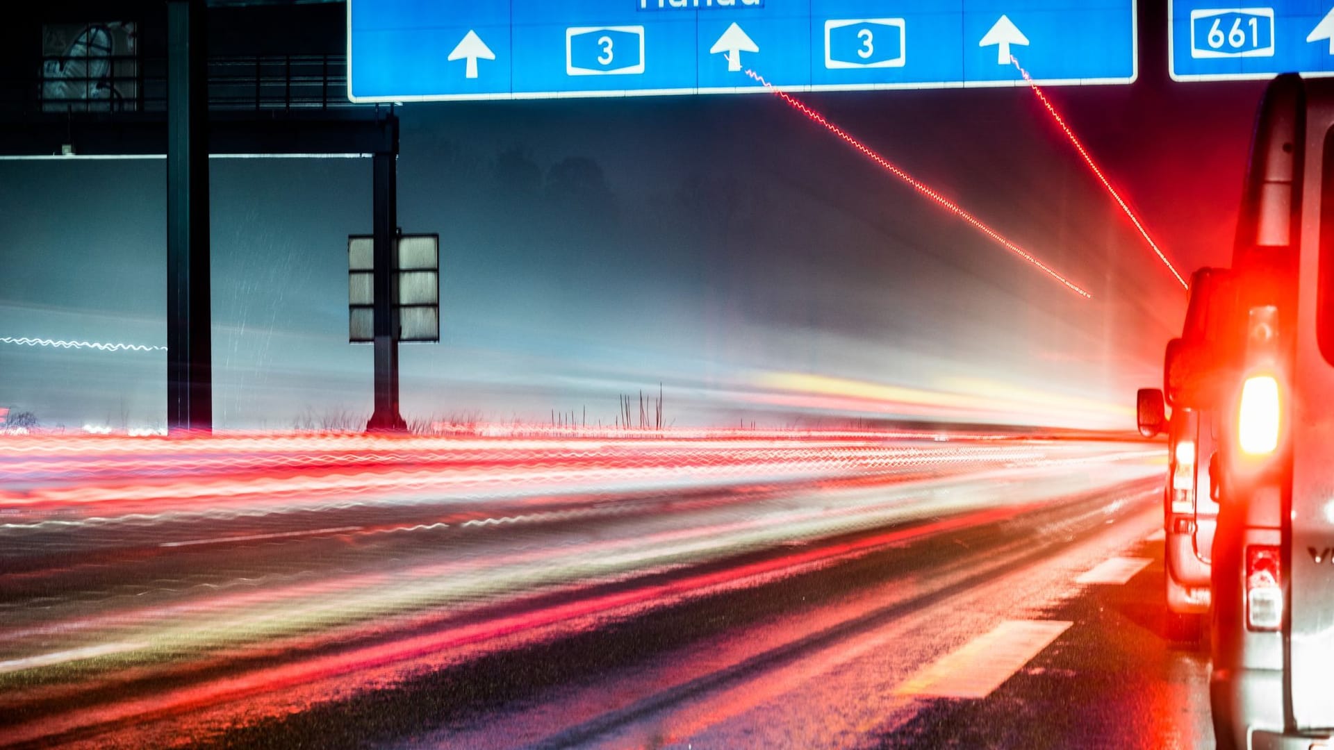 Autobahn 3 bei Offenbach