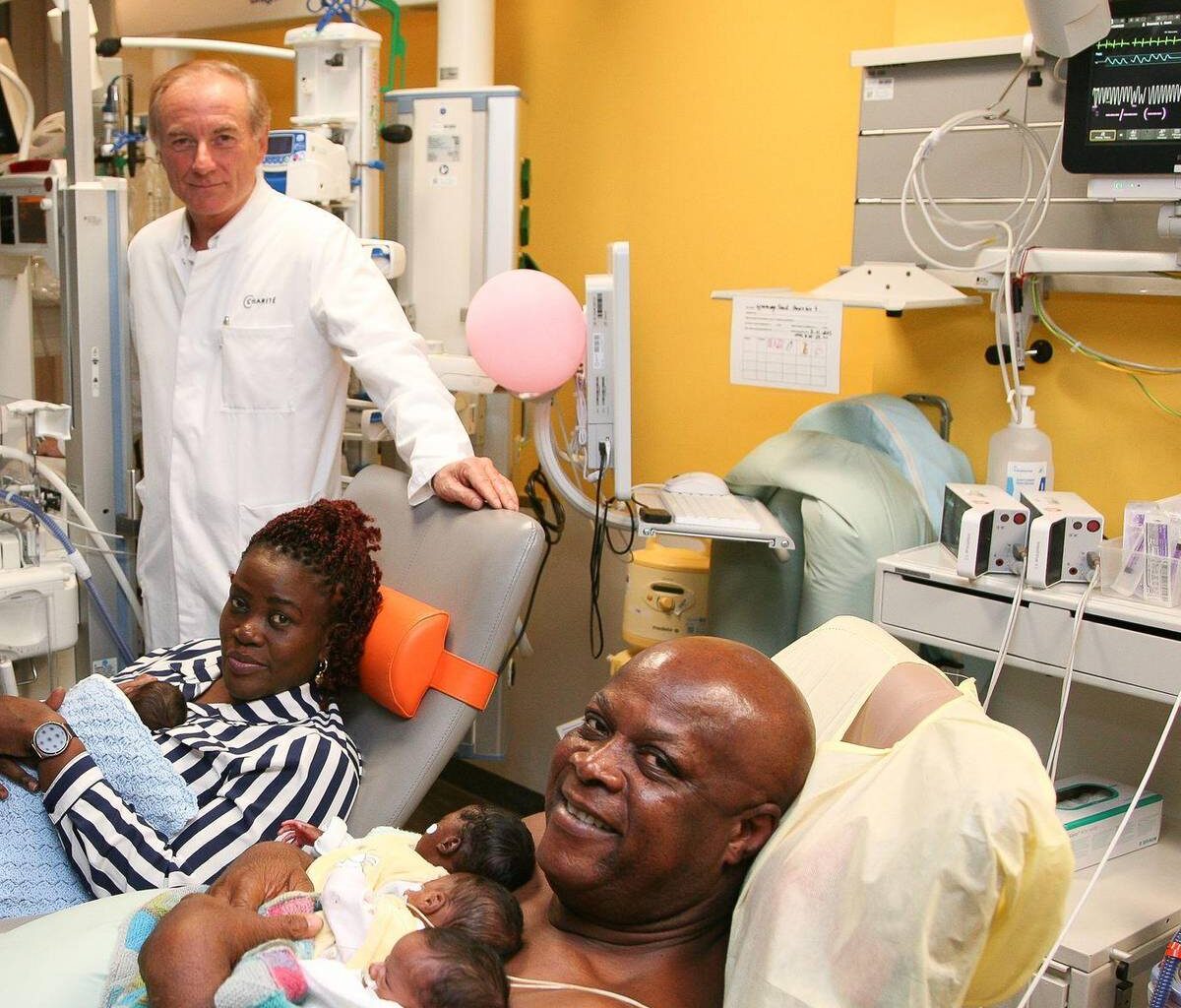 «Medizinische Rarität»: Fünflinge in Berlin geboren