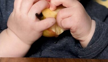 Kleine Stücke landen bei Mini-Kids leicht «im falschen Hals»