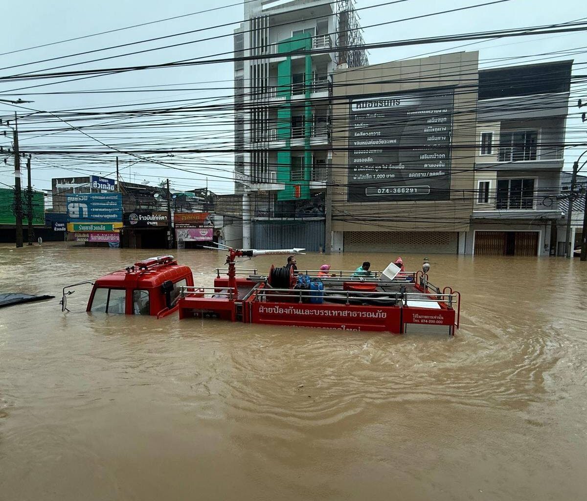 Südthailand kämpft mit Rekord-Fluten - Militär entsendet