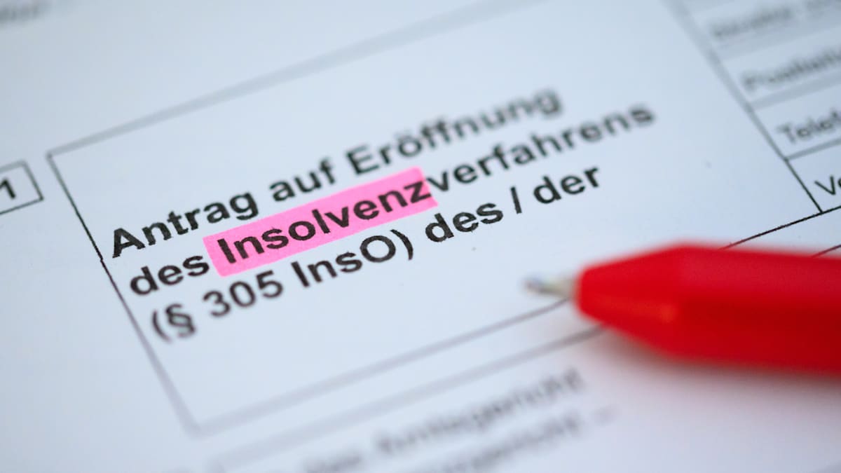 Insolvenzen im Oktober: 6,5 Prozent mehr als im Vorjahreszeitraum