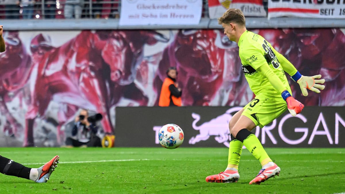 Bundesliga: Ticker – Nübels Slapstick-Einlage besiegelt Stuttgarts Niederlage bei RB