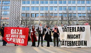 Berlin: Gaza-Aktivisten belagern ZDF-Hauptstadtstudio und brüllen Parolen