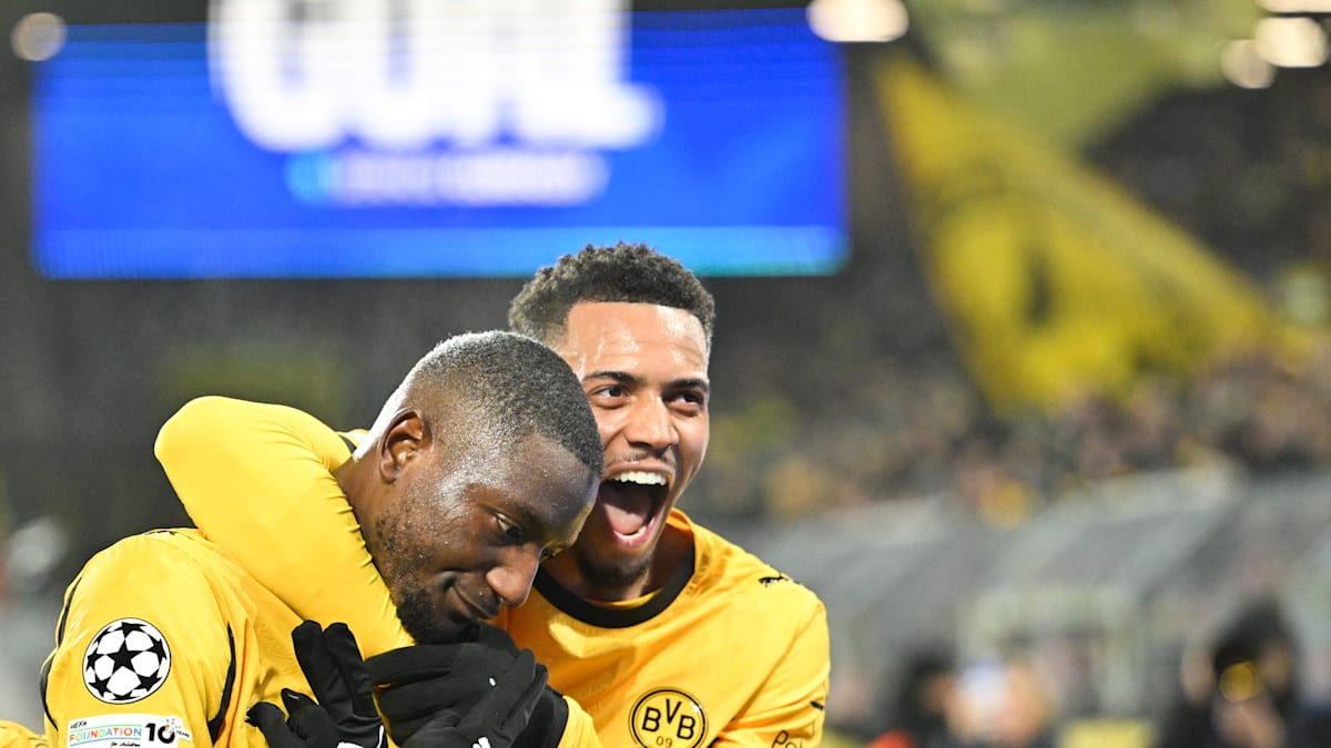 Fußball: Champions League – Guirassy trifft für Dortmund doppelt, auch Adeyemi und Svensson erfolgreich - WELT