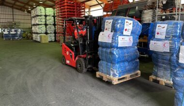 DRK Hilfslieferung aus Sachsen in den Gazastreifen