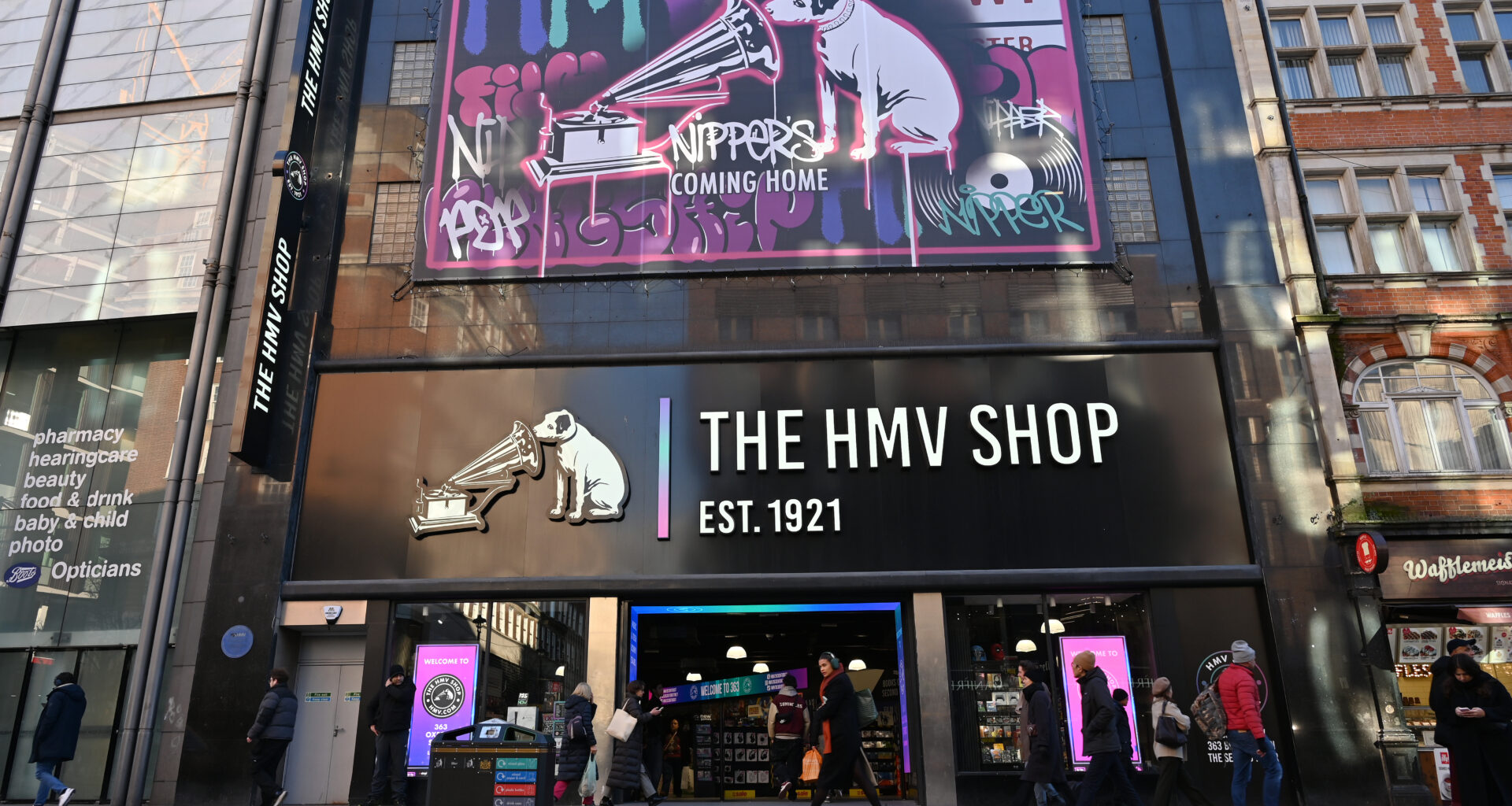 HMV kehrt nach Großbritannien zurück: Wo neue Geschäfte eröffnet werden