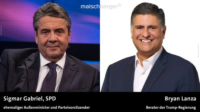 Sigmar Gabriel und Bryan Lanza