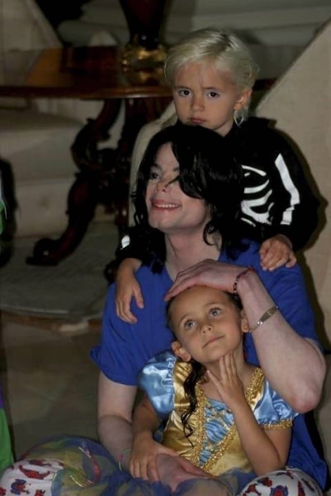 Paris Jackson mit Vater Michael in jungen Jahren.
