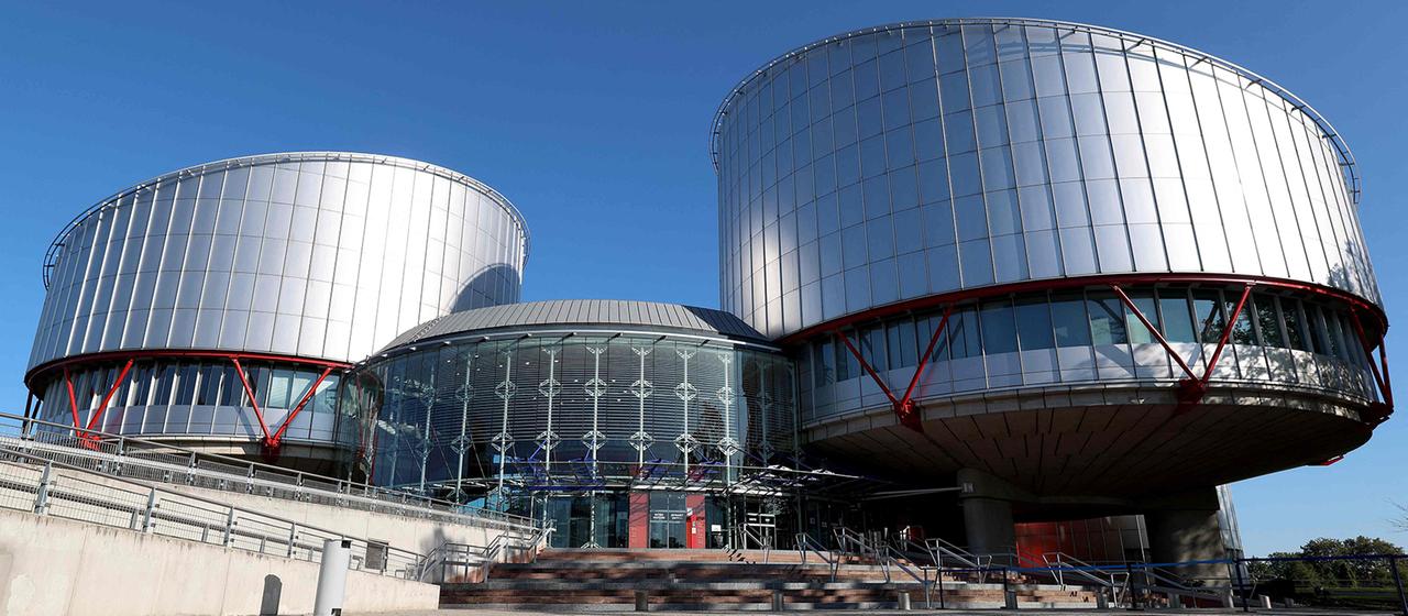 Das Gebäude des Europäischen Gerichtshofs für Menschenrechte (EGMR) in Straßburg.