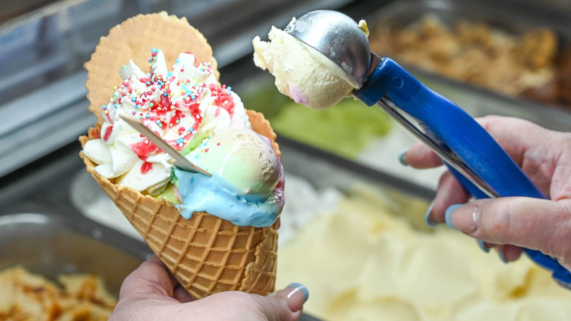 Speiseeis (Symbolfoto): Die Kontrolle statteten dem Lokal schon mehrfach Besuche ab – und immer wieder wurden sie fündig.