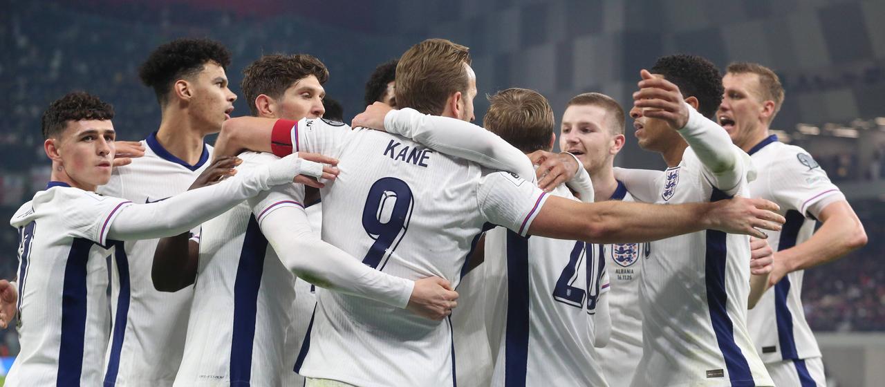 Jubel beim englischen Nationalteam