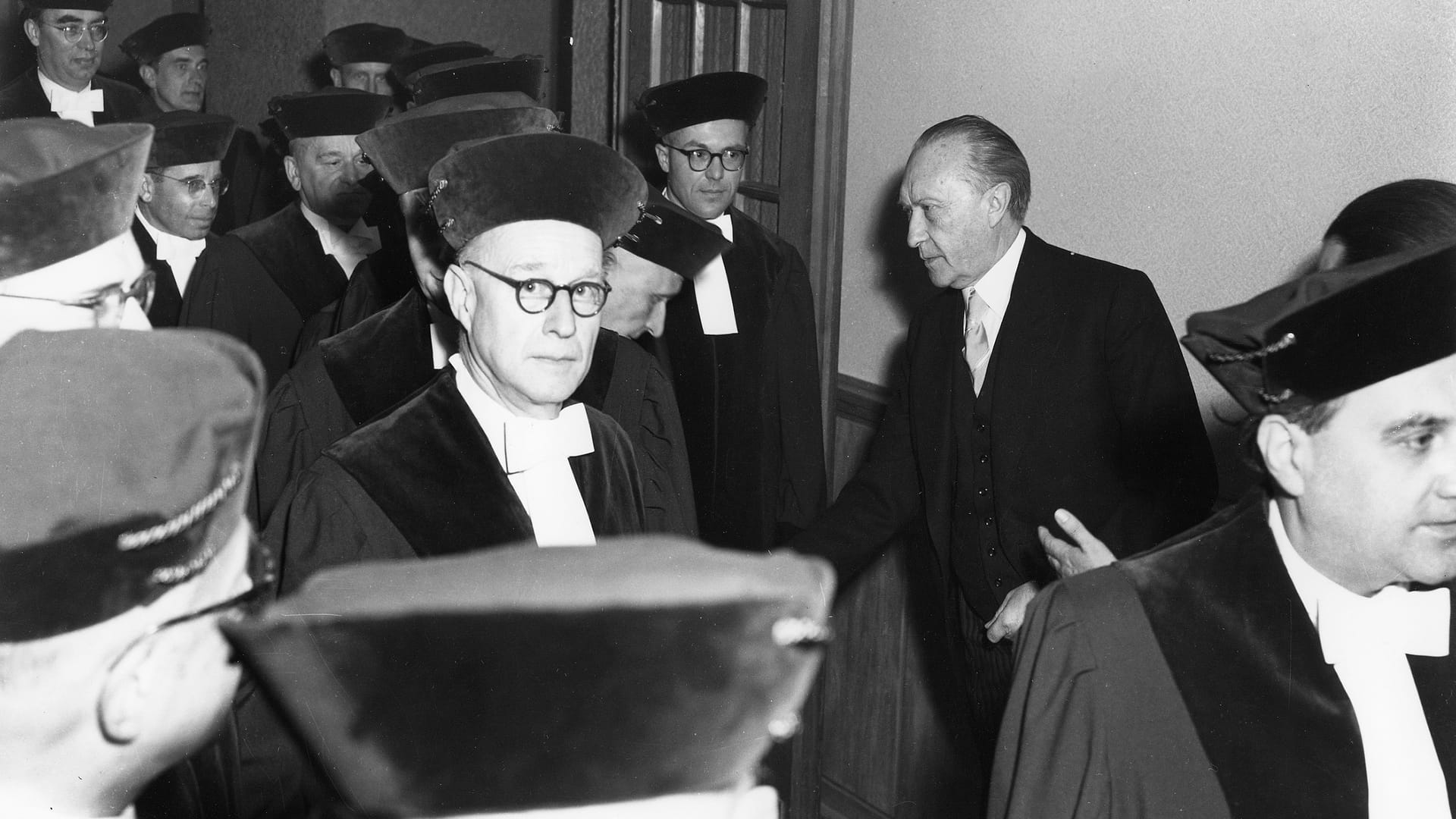 Eröffnung des Bundesverfassungsgerichts: Seit 1951 wacht Karlsruhe über die Einhaltung des Grundgesetzes.