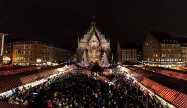 Christkindlesmarkt in Nürnberg bricht Weltrekord mit Riesenbowle