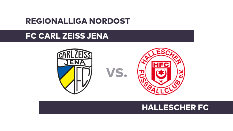 FC Carl Zeiss Jena - Hallescher FC: Heimmacht FC Carl Zeiss Jena - Regionalliga Nordost