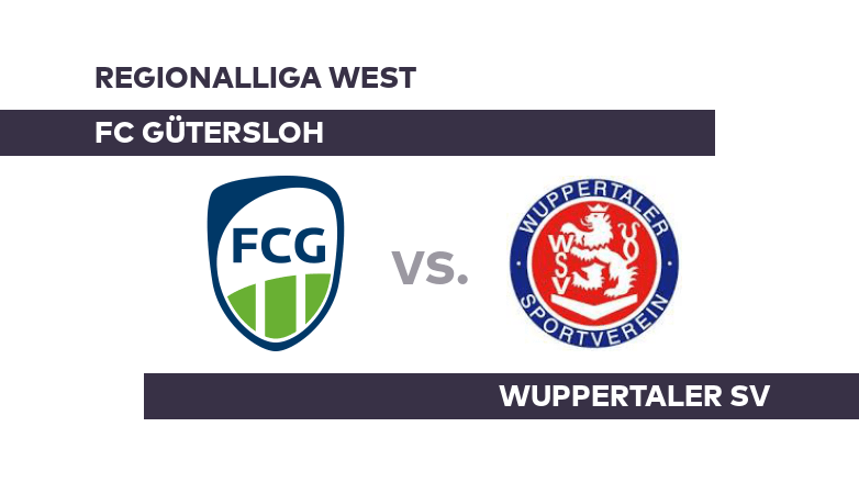 FC Gütersloh - Wuppertaler SV: Wuppertal hat Luft nach oben - Regionalliga West