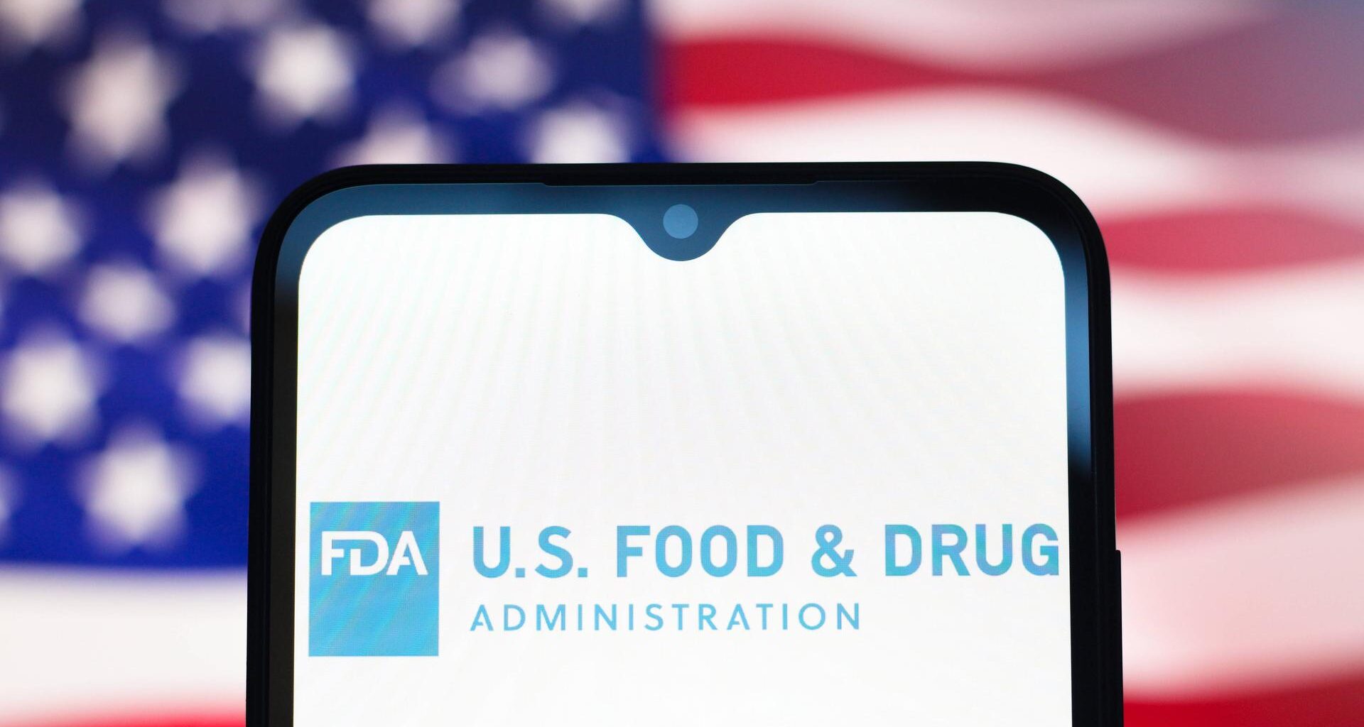 Zu sehen ist das Logo der US-Behörde FDA