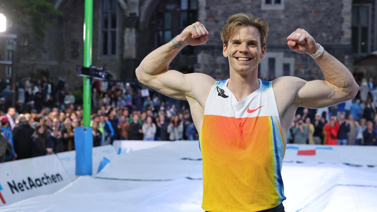 Sieger beim NetAachen-Domspringen 2025: Chris Nilsen aus den USA.