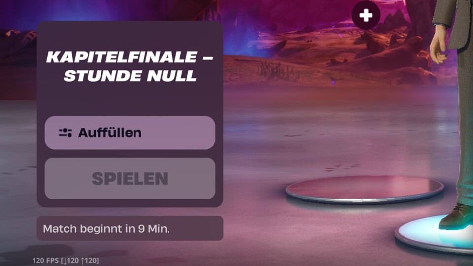 Das Event könnt ihr schon sehen und in ein paar Minuten könnt ihr auch beitreten.