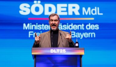 Markus Söder stellt sich im Rentenstreit hinter den Kanzler